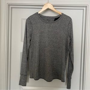 Athleta Long Sleeve, Split Back Top, Size M